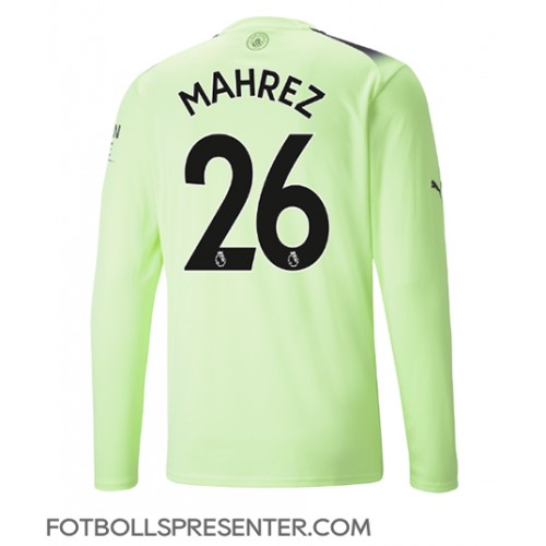 Manchester City Riyad Mahrez #26 Tredje Matchtröja 2022-23 Långärmad Manchester City Riyad Mahrez #26 Tredje Matchtröja 2022-23 Långärmad